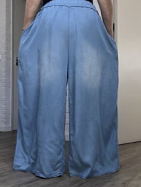 Moonshine jeans tencel wijde broek apart