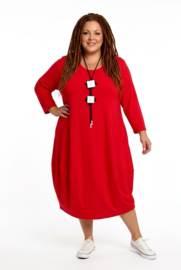 New Jersey viscose ballon jurk stretch