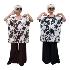 ITALIA MODA oversized katoen top/in meerdere kleuren