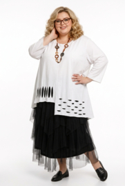 Moonshine oversized  katoen tricot tuniek apart stretch