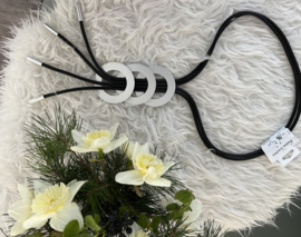Paris Fashion design jewellery rubber collier