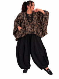 Naveed  oversized viscose punta jersey top