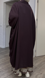 AKH oversized chique A-lijn blazer/vest met zakken apart