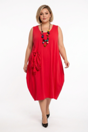 Moonshine katoen A-lijn jurk stretch