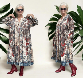 Jean Marc Philippe viscose BOHO A-lijn jurk
