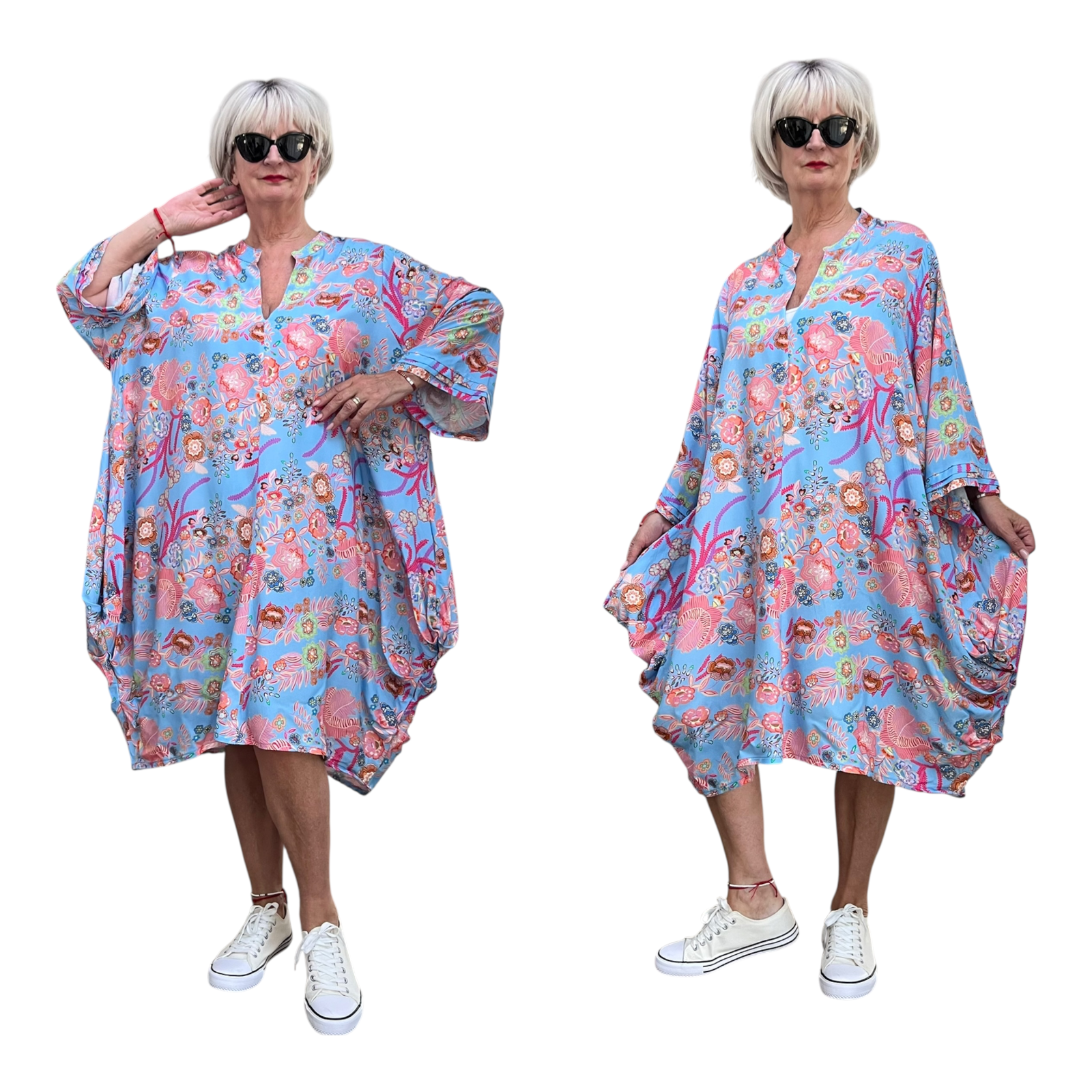 Vincenzo Allocca oversized viscose jurk/tuniek