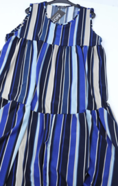 AKH oversized viscose  mix A-lijn  jurk apart/stretch