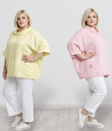 ITALIA oversized linnen top /in meerdere kleuren
