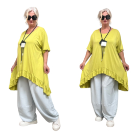 LaBass oversized viscose tricot tuniek apart stretch