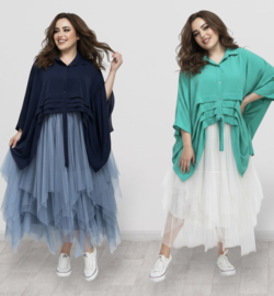 Mercy ITALIA  oversized blouse/top  apart/in meerdere kleuren