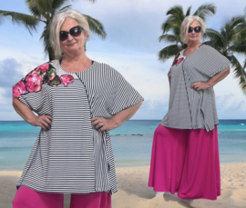 CN-G viscose A-lijn top/ tuniek stretch
