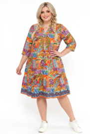 One Summer katoen A-lijn jurk