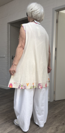 Vincenzo Allocca oversized katen/linnen top/ apart