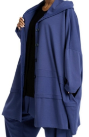 AKH oversized viscose A-lijn blazer/jas/vest apart stretch/in meerdere kleuren