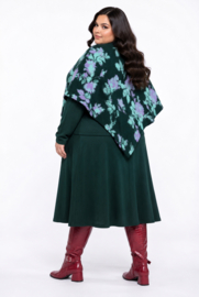 ITALIA oversized  wolmix korte poncho/in meerdere kleuren
