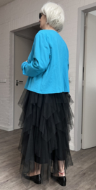 Ophilia viscose punta korte blazer stretch
