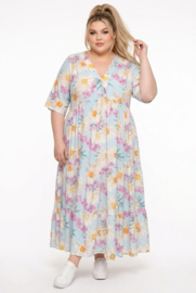 Vincenzo Allocca oversized viscose  BOHO A-lijn jurk apart
