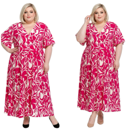 Jean Marc Philippe viscose A-lijn jurk