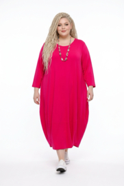 New Jersey viscose ballon jurk stretch