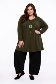ITALIA MODA viscose mix A-lijn tuniek stretch