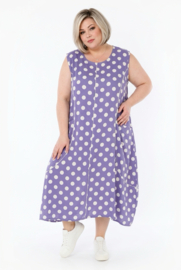 AKH oversized viscose A-lijn jurk apart