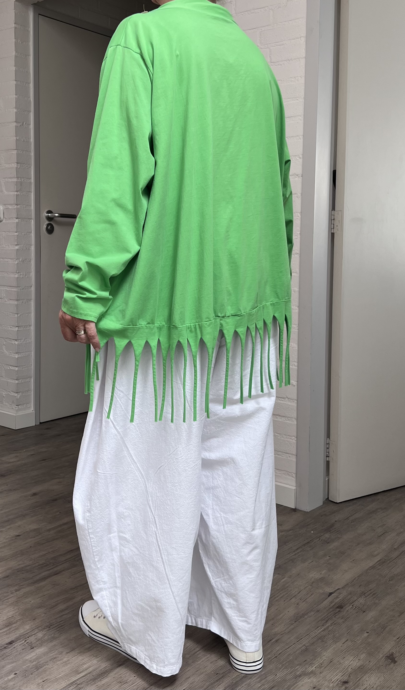 Moonshine oversized jersey  katoen vest  stretch/in meerdere kleuren