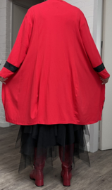 New Jersey viscose A-lijn jurk/tuniek extra wijd/ stretch