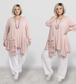 Moonshine  katoen A-lijn tuniek stretch