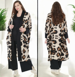 AKH oversized viscose vest/blazer apart stretch