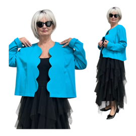 Ophilia viscose punta korte blazer stretch