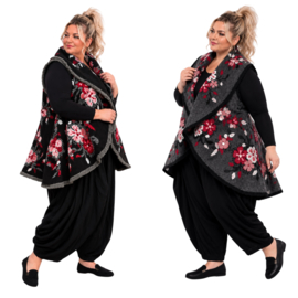 ITALIA  wol mix mouwloos vest stretch /in meerdere kleuren