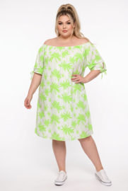 ITALIA oversized viscose A-lijn zomer jurk