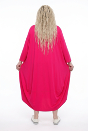 New Jersey viscose ballon jurk stretch