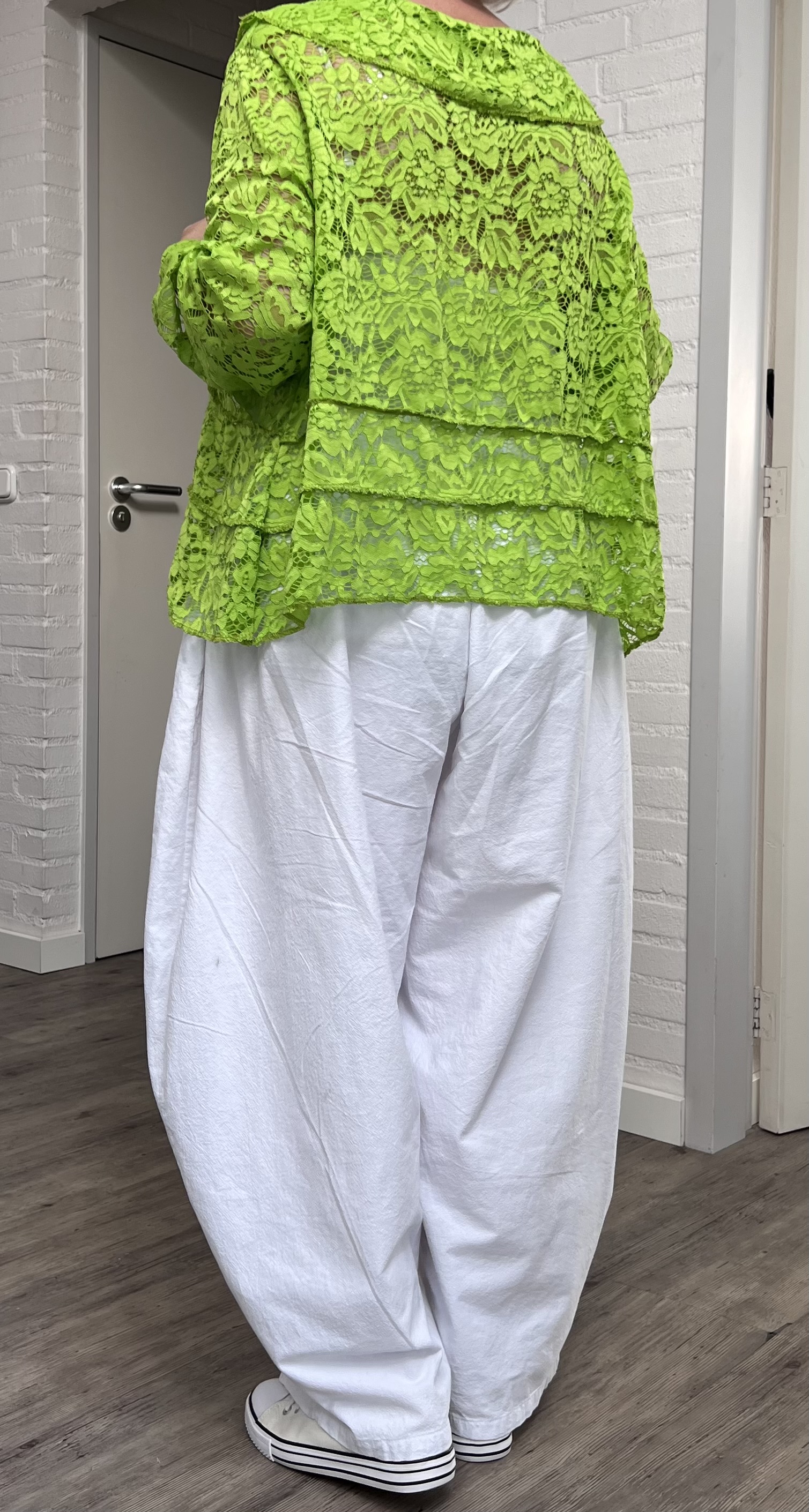 ITALIA  oversized kanten korte vest  stretch/in meerdere kleuren