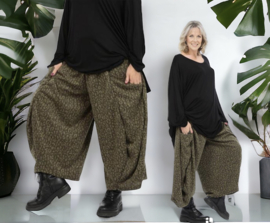 AKH oversized viscose broek stretch