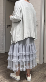 ITALIA katoen oversized zacht  gebreide top /in meerdere kleuren