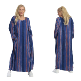AKH oversized viscose jurk apart/stretch