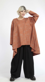 AKH oversized jersey viscose A-lijn tuniek apart stretch /in meerdere kleuren
