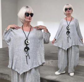 Moonshine oversized linnen top/tuniek apart