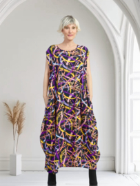 AKH oversized linnen/viscose  ballonjurk apart