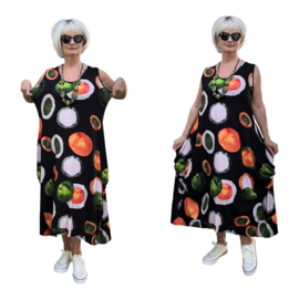 New Jersey viscose A-lijn jurk/tuniek/ stretch