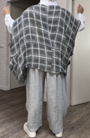 Vincenzo Allocca oversized linnen top/tuniek apart