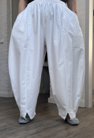 Moonshine katen/linnen look ballonbroek apart wit