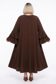 Italia Moda viscose crepe A-lijn jurk stretch /in meerdere kleuren