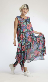 AKH oversized chique chiffon A-lijn  jurk/overjurk /tuniek apart