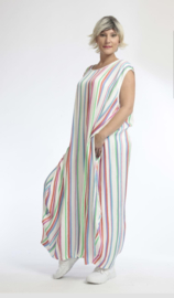 AKH oversized zijde look viscose jurk apart
