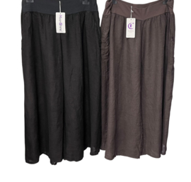 Moonshine linnen wijde broek apart /in meerdere kleuren