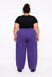 ITALIA MODA viscose mix wijde broek apart/stretch