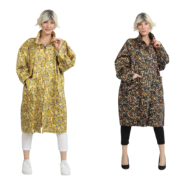 AKH oversized viscose/katoen zomerjas/blazer met ritssluiting / apart /stretch/in meerdere kleuren