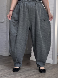 Moonshine punta viscose ballonbroek apart stretch grijs